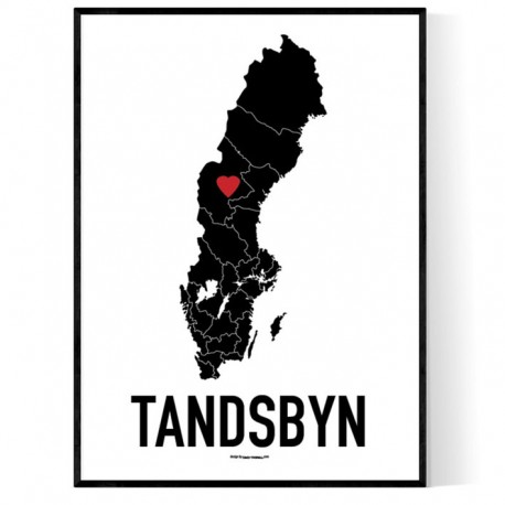 Tandsbyn Heart Poster