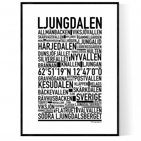 Ljungdalen Poster