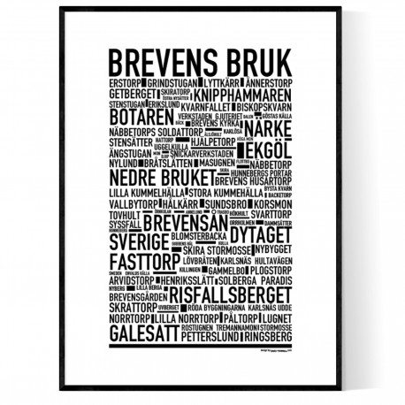 Brevens Bruk Poster