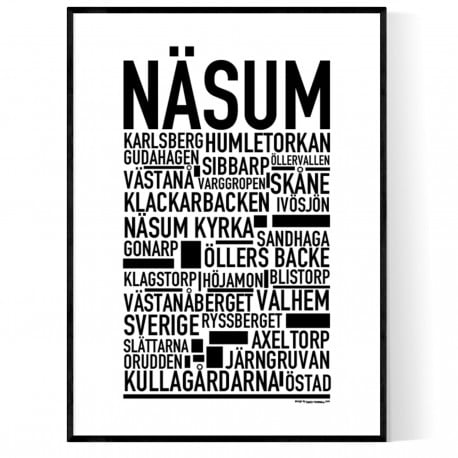 Näsum Poster