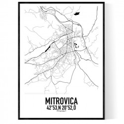 Mitrovica Karta