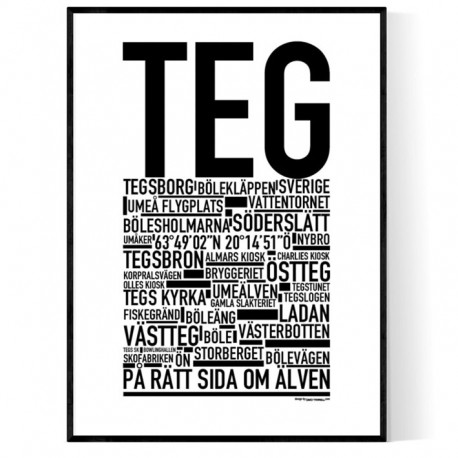 Teg Poster
