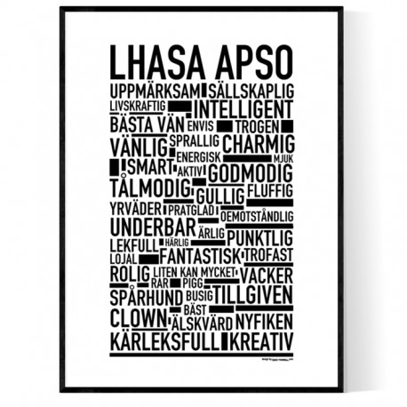 Lhasa Apso Poster