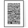 Australian Kelpie Poster