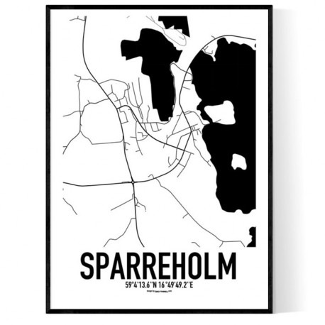 Sparreholm Karta