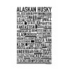 Alaskan Husky Poster