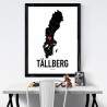 Tällberg Heart Poster