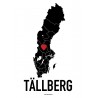 Tällberg Heart Poster