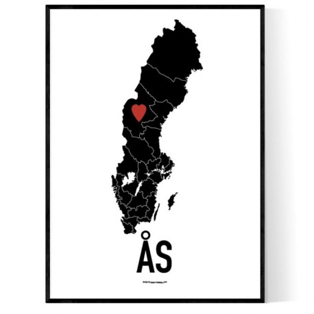 Ås Heart Poster
