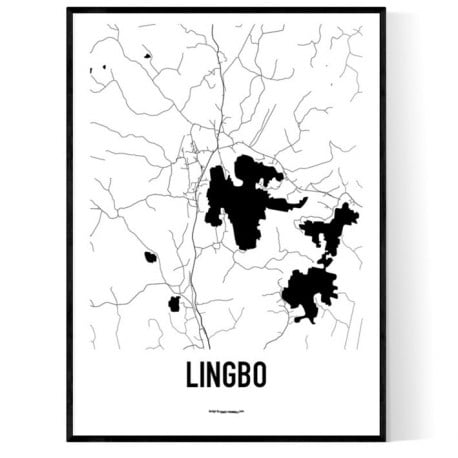 Lingbo Karta Poster