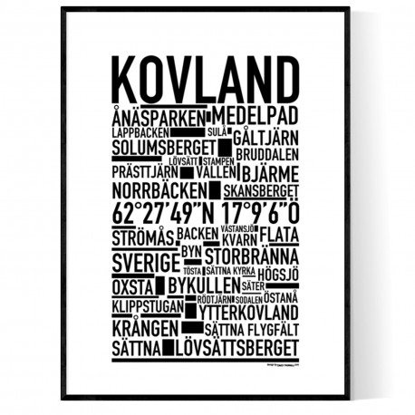 Kovland Poster
