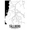 Tällberg Karta Poster