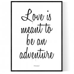 Adventure Love Poster