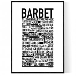 Barbet Poster