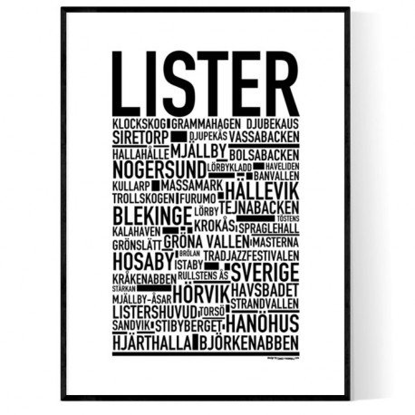Lister Poster