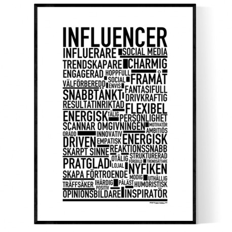 Influencer Poster