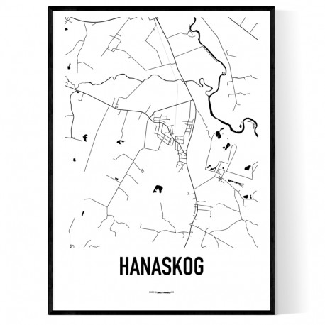 Hanaskog Karta 