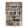 Leopard Hand Poster