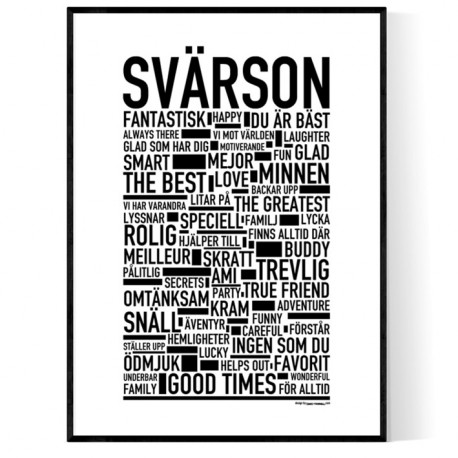 Svärson Poster