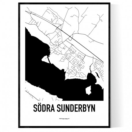 Södra Sunderbyn Karta