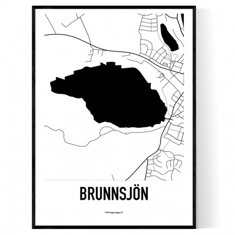 Brunnsjön Karta