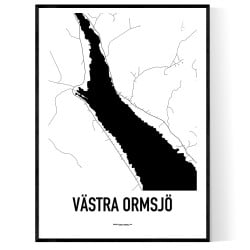 Västra Ormsjö Karta 