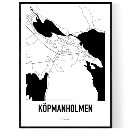 Köpmanholmen Karta