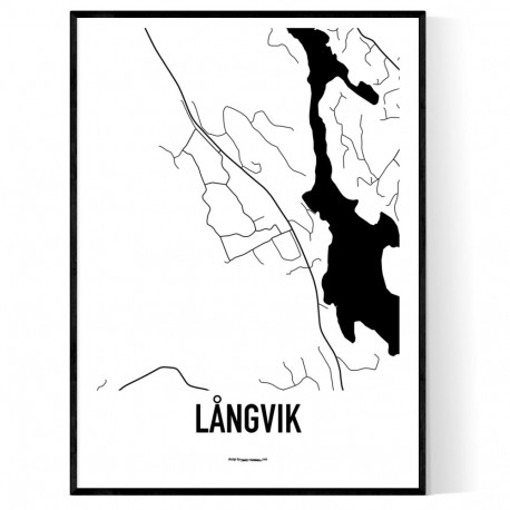 Långvik Karta