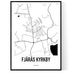 Fjärås Kyrkby Karta