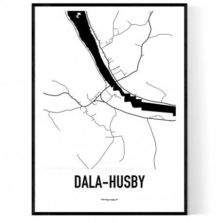 Dala-Husby Karta