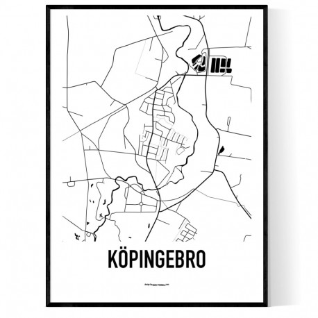 Köpingebro Karta