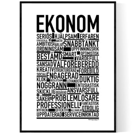 Ekonom Poster
