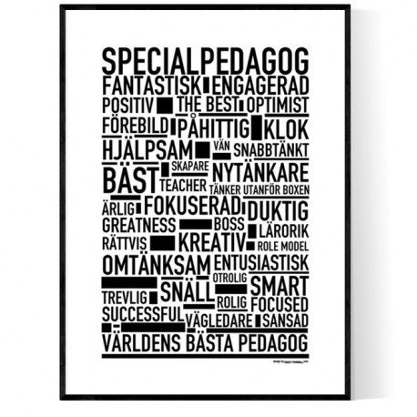 Specialpedagog Poster