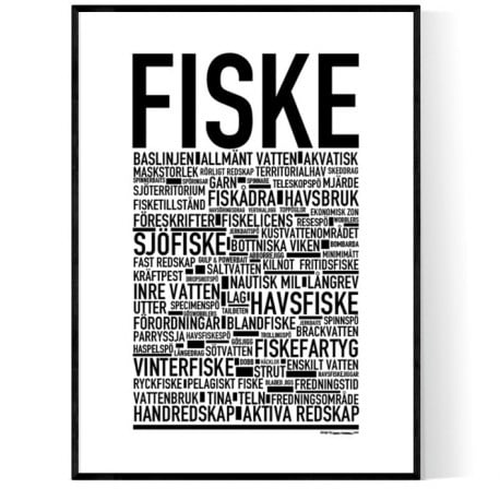 Fiske Poster