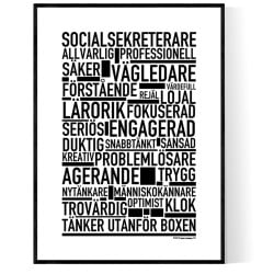 Socialsekreterare Poster