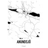 Anundsjö Karta