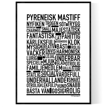 Pyreneisk Mastiff Poster