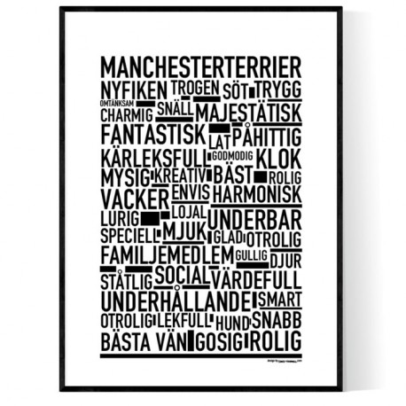 Manchesterterrier Poster