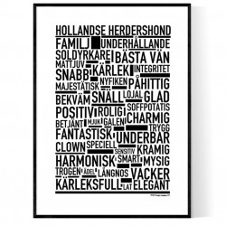 Hollandse Herdershond Poster