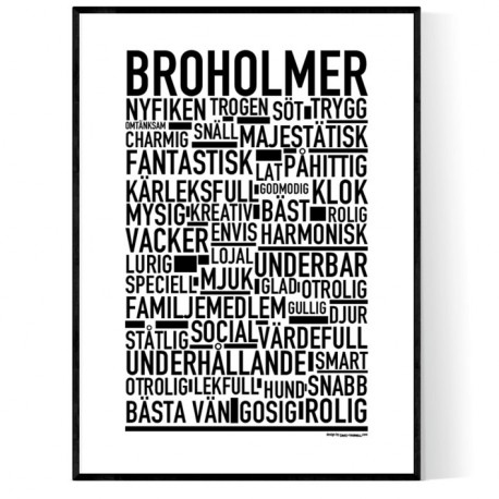 Broholmer Poster