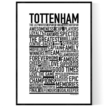 Team Tottenham Poster