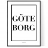 Göteborg Box Logo Poster