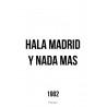 Hala Madrid Y Nada Mas Poster