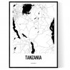 Tanzania Karta