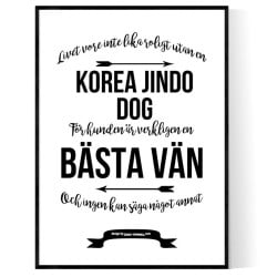 Livet Med Korea Jindo Dog