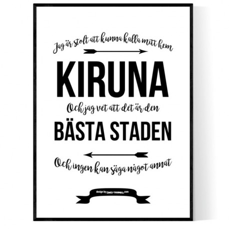 Mitt Hem Kiruna Poster