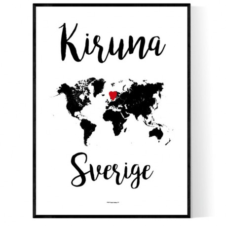 Kiruna Sverige Poster