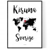Kiruna Sverige Poster