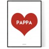 Pappa Heart Poster