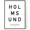 Holmsund Optik Poster